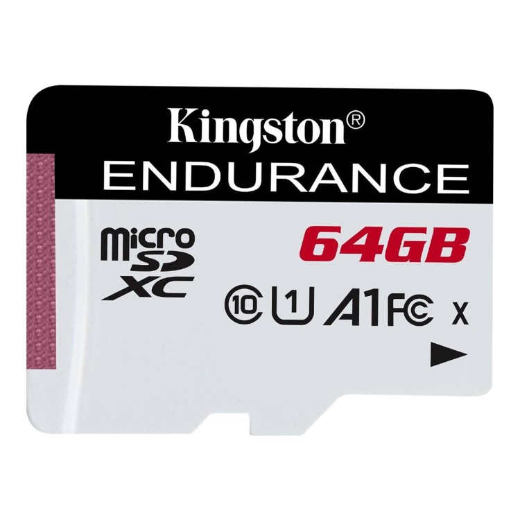 Kingston High Endurance 64GB Flash Memory Card + microSDXC UHS-I