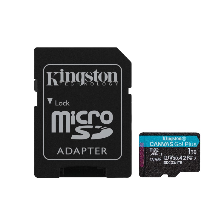 Kingston Canva Go Plus 512GB Micro SD Memory Card + SD Adapter