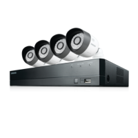 Samsung 4-Channel DVR 1080p 4 Camera CCTV Security Kit with  1TB Storage