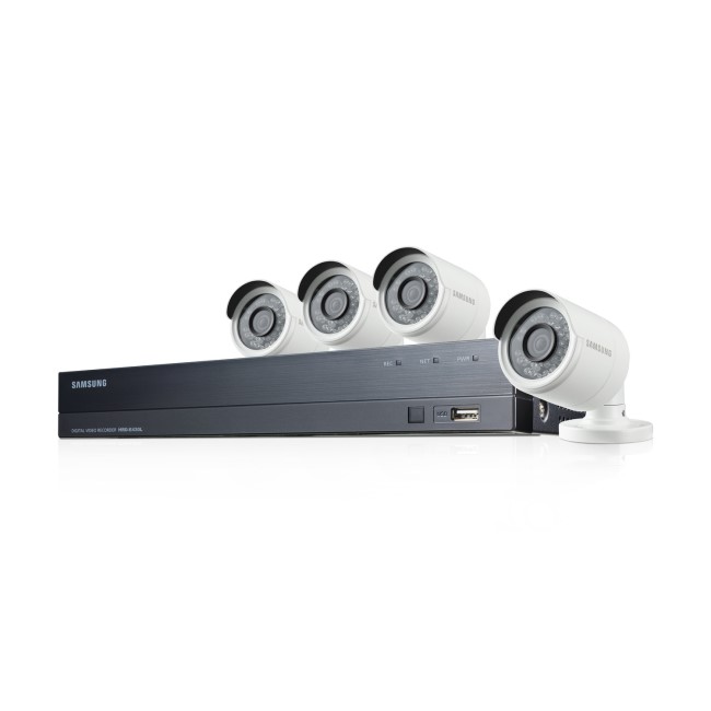 Samsung CCTV System - 4 Channel 1080p DVR with 4 x 1080p Cameras & 1TB HDD