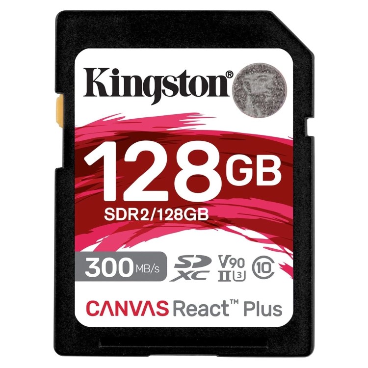 Kingston Canvas React 128GB SDXC Memory Card