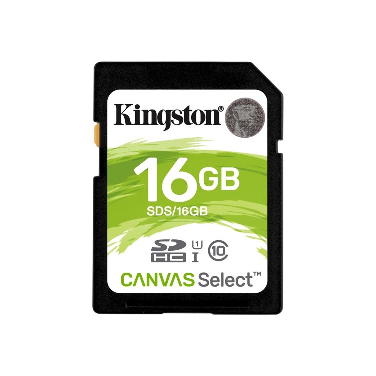 Kingston Canvas Select 16GB Class 10 SD