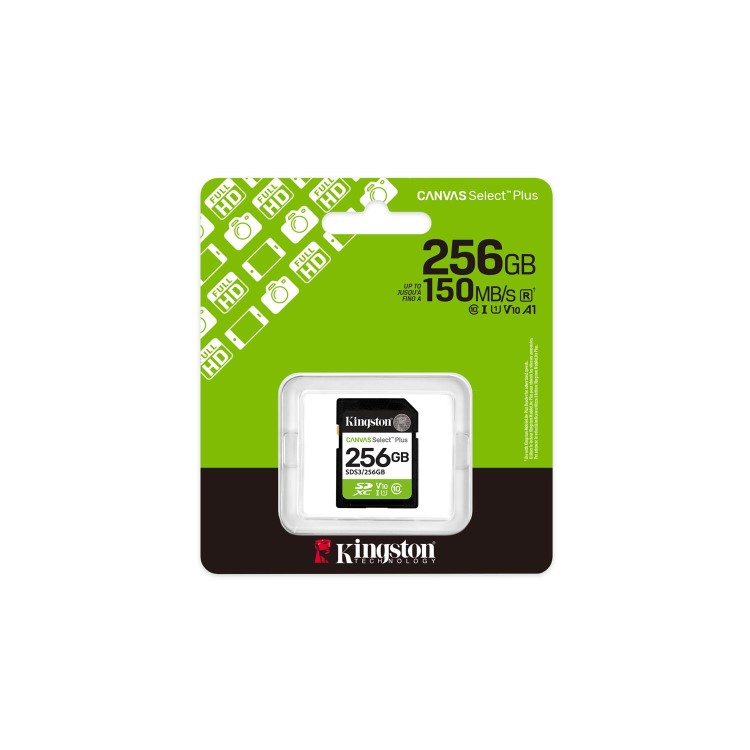 Kingston Canvas Select Plus 256GB SDXC UHS-I Memory Card