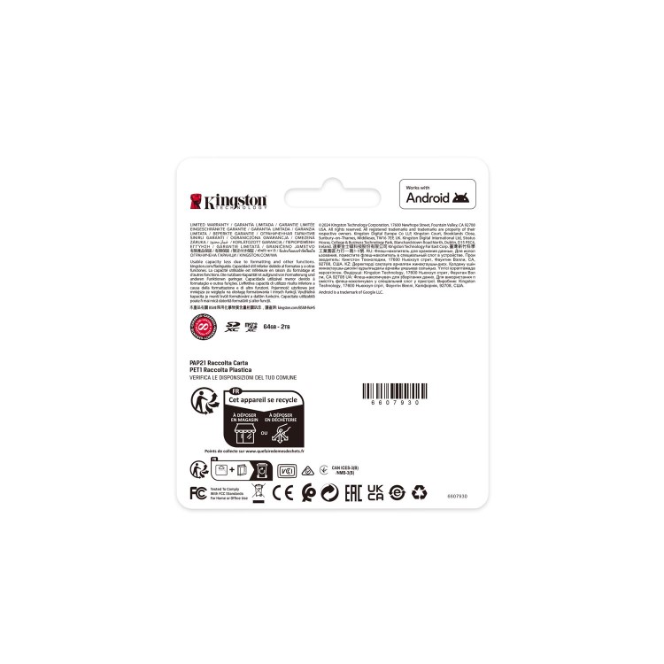 Kingston Canvas Select Plus 256GB SDXC UHS-I Memory Card
