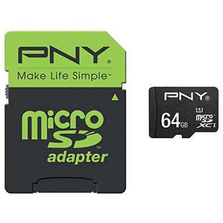 PNY 64GB MicroSDXC Card with Adapter