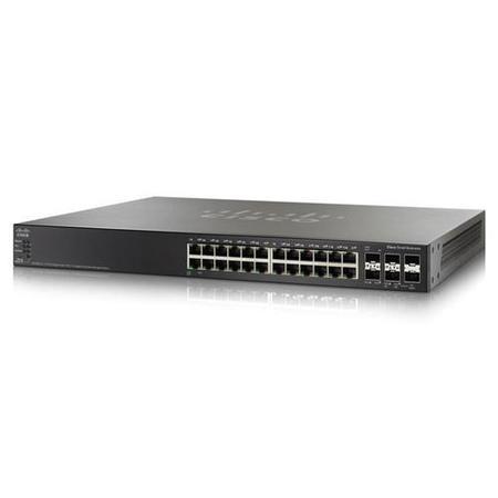 Cisco Small Business SG500X-24 L3 Managed 24x 10/100/1000 + 4x 10 Gigabit SFP+ Rack Mountable Switch - Limited Stock!