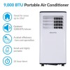 electriQ SILENT10  9000 BTU Quiet Air Conditioner for rooms up to  25 sqm