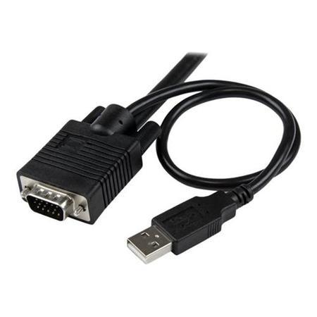 Startech 2 Port USB VGA Cable KVM Switch - USB Powered with Remote Switch - KVM with VGA - Dual Port VGA KVM Switch