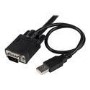 Startech 2 Port USB VGA Cable KVM Switch - USB Powered with Remote Switch - KVM with VGA - Dual Port VGA KVM Switch