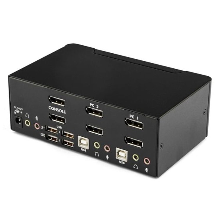 Startech 2-Port DisplayPort Dual-Monitor KVM Switch - 4K 60Hz