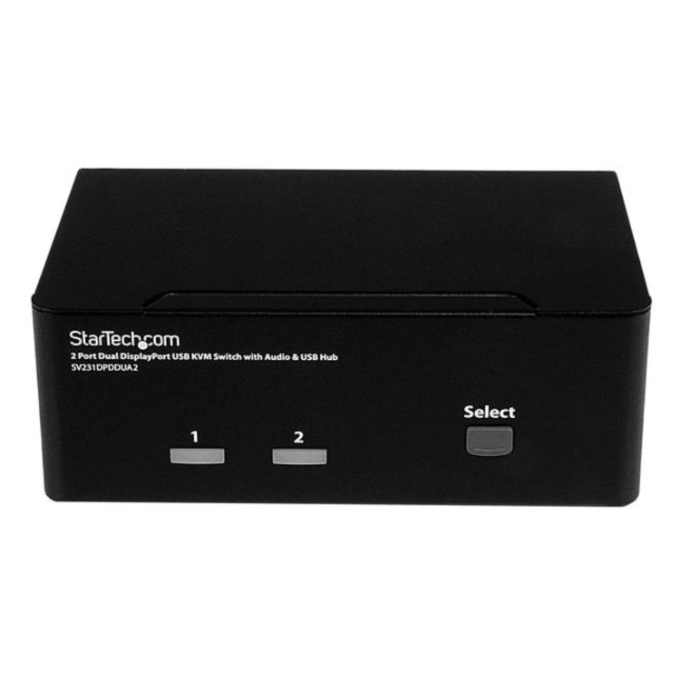 Startech 2-Port DisplayPort Dual-Monitor KVM Switch - 4K 60Hz