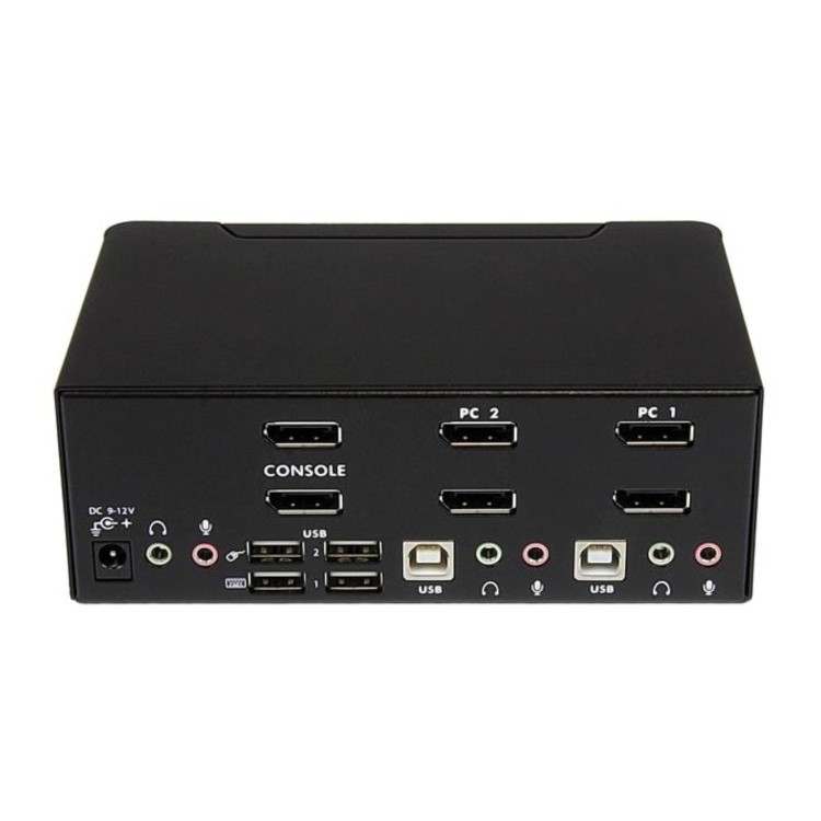 Startech 2-Port DisplayPort Dual-Monitor KVM Switch - 4K 60Hz