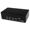 StarTech.com 4 Port Dual DVI USB KVM Switch with Audio &amp; USB 2.0 Hub