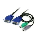 SVECON6 Startech 6 ft 3-in-1 KVM Cable for SV211/411
