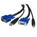 SVUSB2N1_10 Startech 10 Ft. USBVGA 2-in-1 KVM Switch Cable