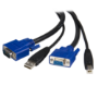 6 Ft. USBVGA 2-in-1 KVM Switch Cable