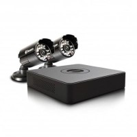 Box Open Swann 4 Channel Mini Digital Video Recorder with 2 PRO-615 650TVL cameras & 500GB Hard Drive