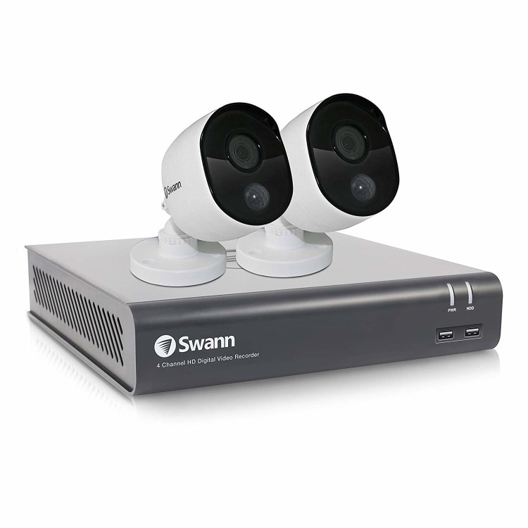 Swann 2 Camera 1080p HD Analogue CCTV System with 1TB HDD