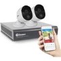 Swann 2 Camera 1080p HD Analogue CCTV System with 1TB HDD