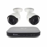 Swann CCTV System - 4 Channel 5MP DVR with 2 x 5MP Super HD Thermal Sensing Cameras & 1TB HDD