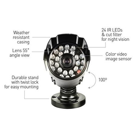 Swann DVR8-1525 8 Channel 960H Digital Video Recorder with 4 x PRO-615 650TVL Cameras & 500GB Hard Drive