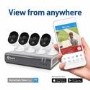 Swann CCTV System - 8 Channel 1080p DVR with 4 x 1080p Thermal Sensing Cameras & 1TB HDD