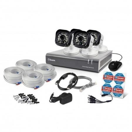Swann DVR8-1580 8 Channel HD 720p Digital Video Recorder with 4 x PRO-T835 720p Cameras & 500GB Hard Drive