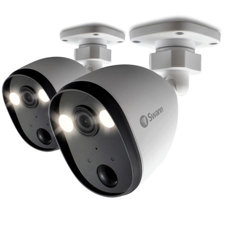 Swann 1080p Hd Spotlight Heat Motion Sensing Ip Camera 2 Pack On Servers Direct