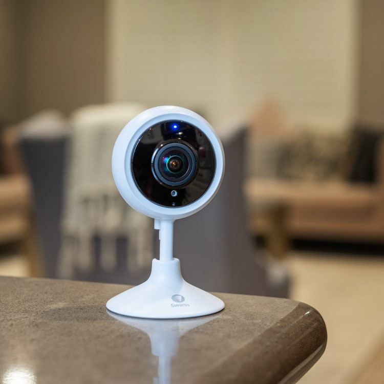 Swann 1080p HD Auto Tracking 180° IP Indoor Camera with 32GB SD Card