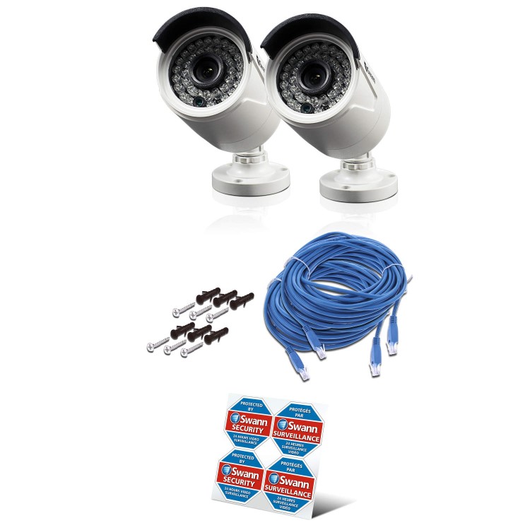 Swann HD 720p PoE Security IP Camera Twin Pack