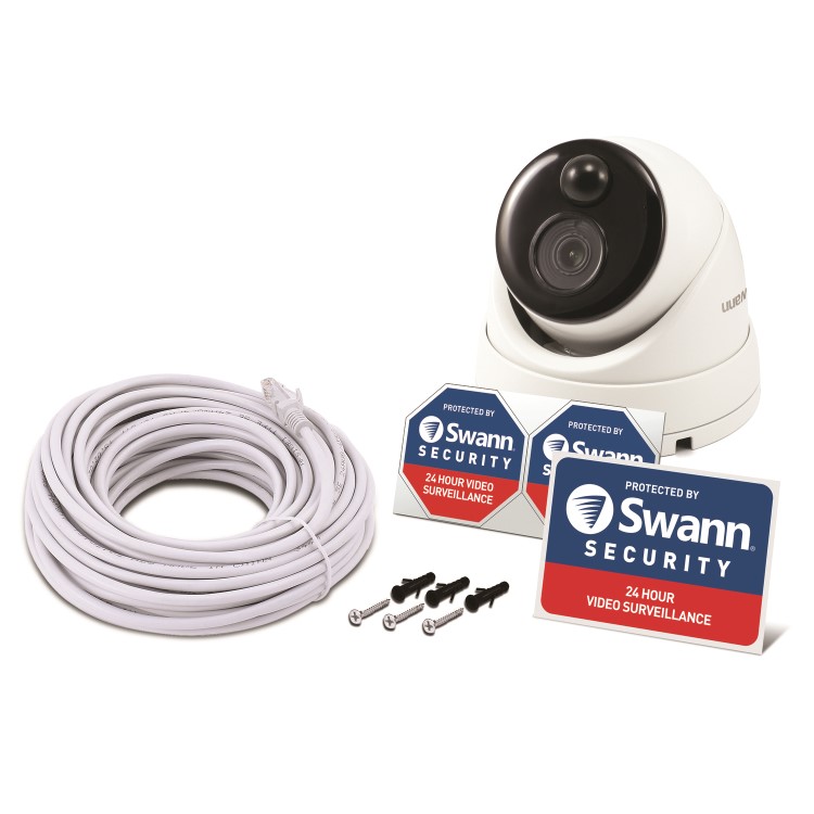 Swann 4K Ultra HD IP Dome Camera - 1 Pack