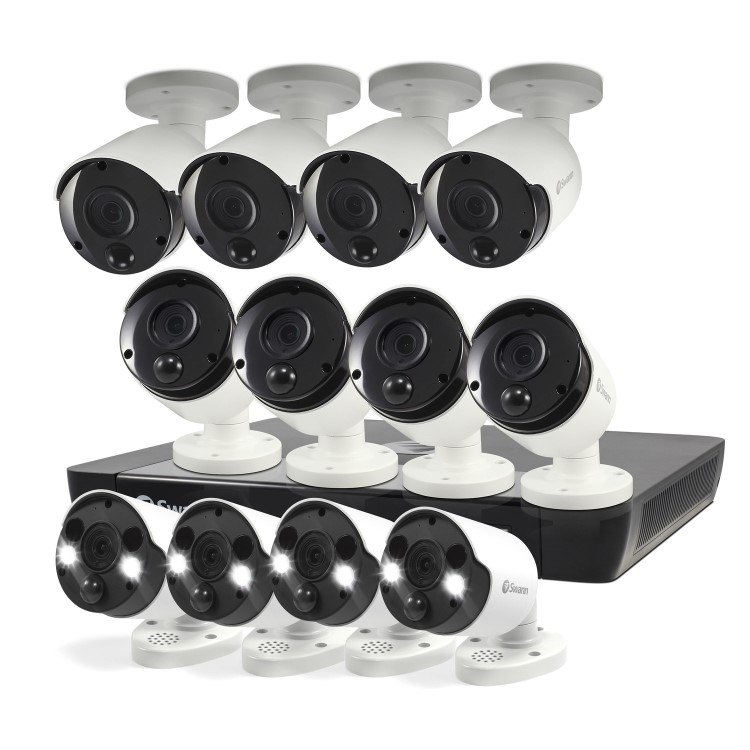Swann 12 Camera 5MP Super HD NVR CCTV System with 2TB HDD