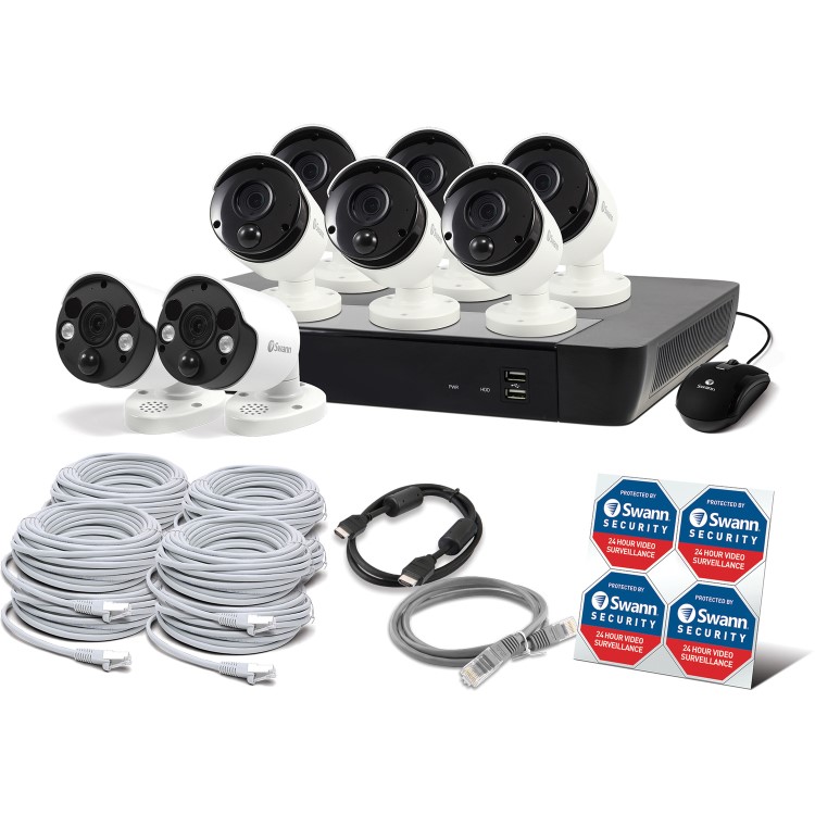 Swann 8 Camera 4K Ultra HD NVR CCTV System with 2TB HDD