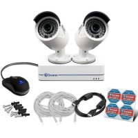 Box Open Swann NVR4-7285 4 Channel 1080p Network Video Recorder with 1TB Hard Drive & 2 x NHD-810 1080p Cameras