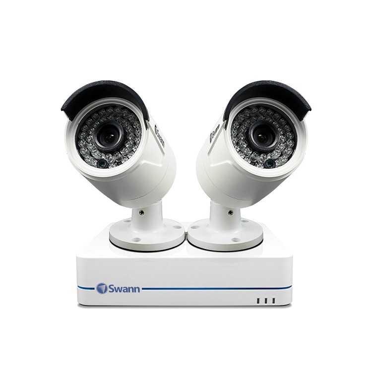 Box Open Swann NVR4-7285 4 Channel 1080p Network Video Recorder with 1TB Hard Drive & 2 x NHD-810 1080p Cameras