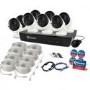 Swann CCTV System - 8 Channel 5MP NVR with 8 x 5MP Super HD Thermal Sensing Cameras & 2TB HDD