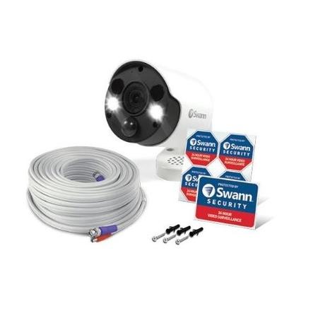 Swann 4K Ultra HD Thermal Sensing Spotlight Analogue Bullet Camera - 1 Pack