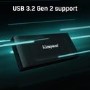 Kingston XS1000 1TB USB 3.2 Gen 2 Portable External SSD - Black