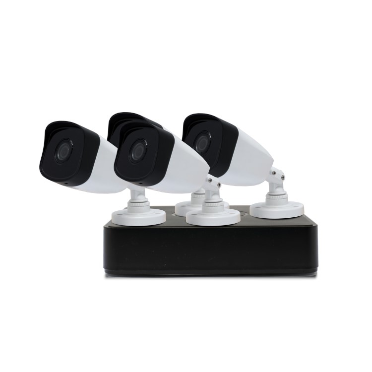 Hikvision HiWatch CCTV System - 4 Channel 1080p DVR with 4 x 1080p Cameras & 1TB HDD