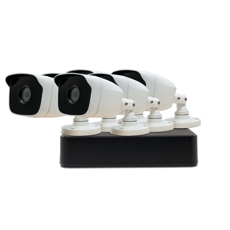 Hikvision HiWatch CCTV System - 8 Channel 1080p DVR with 6 x 1080p Cameras & 2TB HDD
