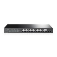 TP-Link 24-Port 10/100Mbps + 4-Port Gigabit + 2 SFP slot Smart PoE Switch