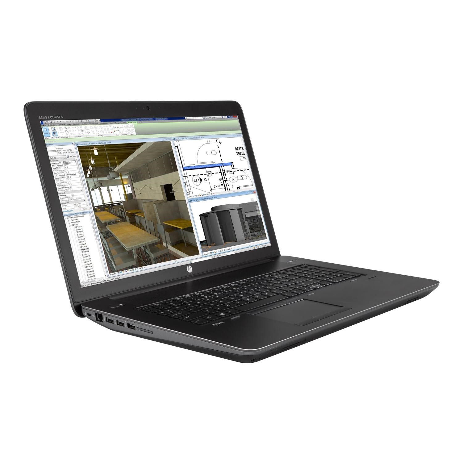 HP ZBook 17 G3 Intel Xeon E3-1535MV5 16GB 256GB SSD 17.3 Inch