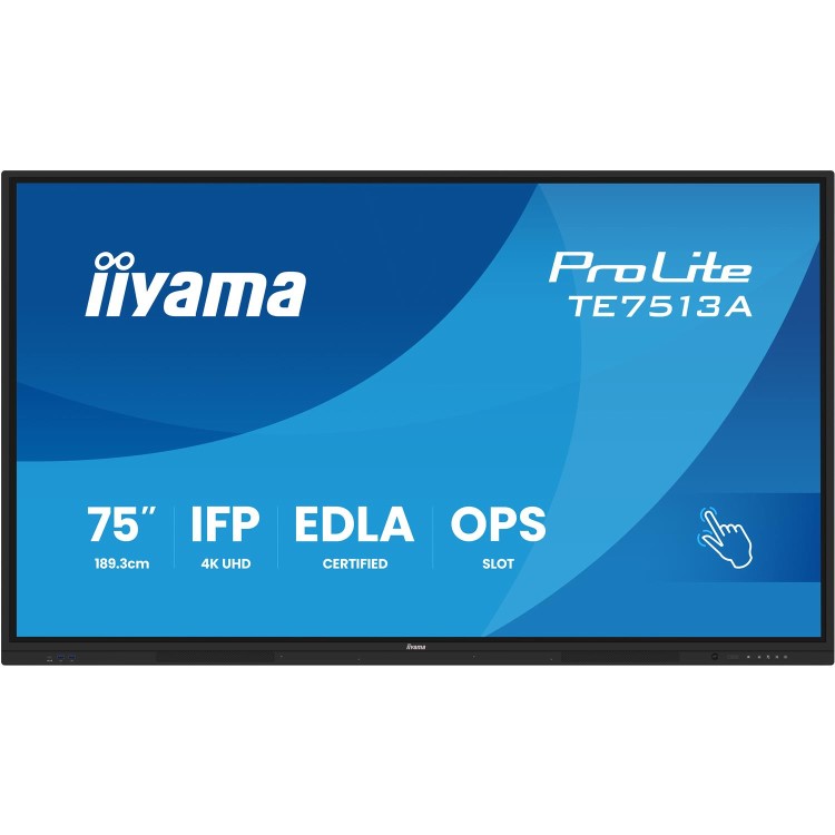 Iiyama ProLite TE7513A-B1AG 75" 4K Android Interactive Display