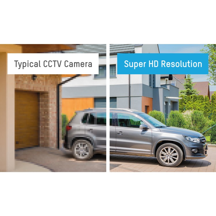 HikVision HiLook 4 Camera 4MP DVR CCTV System with 1TB HDD