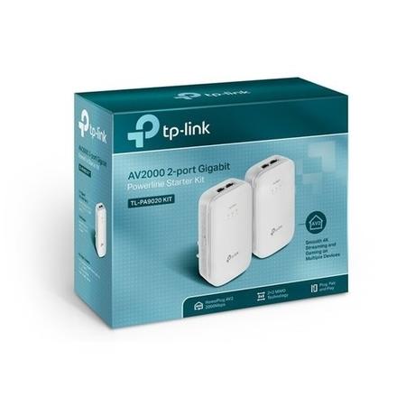 TP-Link Powerline AV2000 2Gbps 2 Port Powerline Adapter - 2 Pack