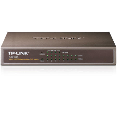 TP-Link TL-SF1008P 8-Port 10/100M Desktop PoE Switch
