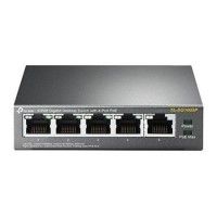 TP-Link TL-SG1005P - Switch - unmanaged - 4 x 10/100/1000 PoE + 1 x 10/100/1000 - desktop - PoE 56 W