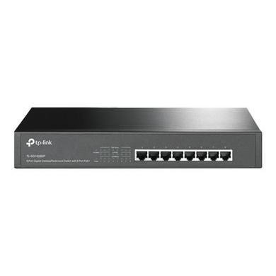 Tp-Link Black Tl-Sg1008mp 8-Port Gigabit Unmanaged Desktop/Rackmount Switch 8-Port Poe+ Metal