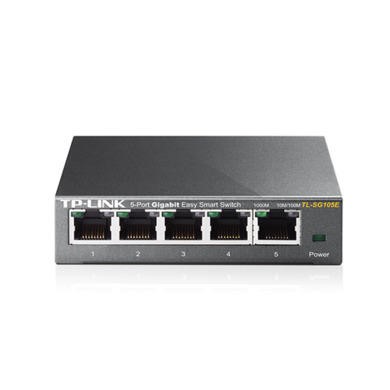 Tp-Link Black 5-Port Gigabit Easy Smart Switch - Tl-Sg105e