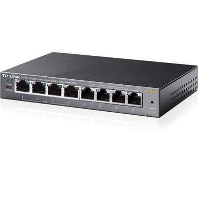 Tp-Link Black Tl-Sg108pe 8-Port Gigabit Ethernet Poe Desktop Managed Switch